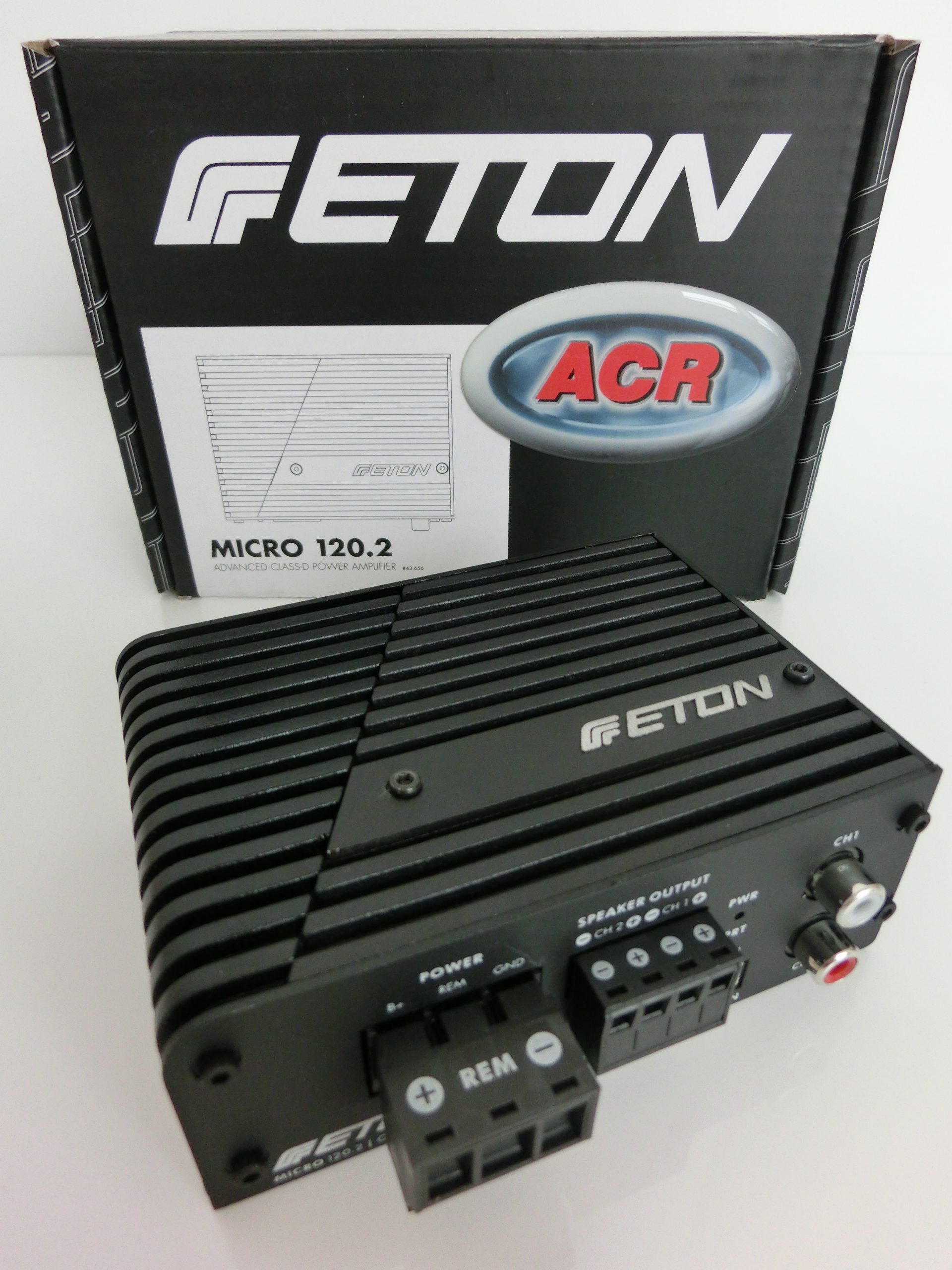ETON MICRO120.2 2-Kanal Auto KFZ Verstärker Amplifier AMP 2 x 120 Watt RMS