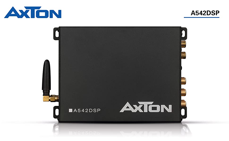 AXTON A542DSP 4-Kanal DSP Verstärker 4 x 52 Watt Endstufe mit App-Steuerung  BLUETOOTH
