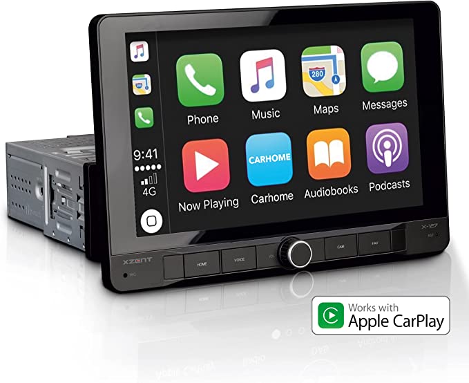 XZENT X-127 1-DIN Autoradio Multimediasystem 9″ mit DAB+ Apple